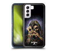 Head Case Designs Officially Licensed Alchemy Gothic Reaper's Ace Skull And Cards Ultra-Armoured Shockproof Case [Military Grade Protection] Compatible With Samsung Galaxy S21 5G