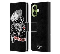 Head Case Designs Officially Licensed Alchemy Gothic Rebel Rider Skull Leather Wallet Case Compatible With Apple iPhone 17