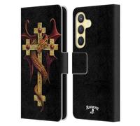 Head Case Designs Officially Licensed Alchemy Gothic Revenge Reditus Dragon Leather Wallet Case Compatible With Samsung Galaxy S24 5G