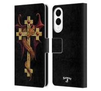 Head Case Designs Officially Licensed Alchemy Gothic Revenge Reditus Dragon Leather Wallet Case Compatible With Samsung Galaxy S25 Edge
