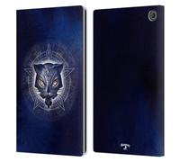 Head Case Designs Officially Licensed Alchemy Gothic Star Of Ailouros Cats Leather Wallet Case Compatible With Amazon Fire Max 11 2023
