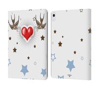 Head Case Designs Officially Licensed Alchemy Gothic Swallow Heart Wing Leather Wallet Case Compatible With Apple iPad Air 13 2024/2025