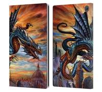 Head Case Designs Officially Licensed Alchemy Gothic The Highgate Horror Dragon Leather Wallet Case Compatible With Amazon Fire Max 11 2023
