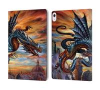 Head Case Designs Officially Licensed Alchemy Gothic The Highgate Horror Dragon Leather Wallet Case Compatible With Apple iPad Air 13 2024/2025
