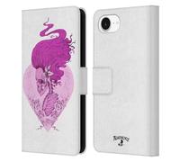 Head Case Designs Officially Licensed Alchemy Gothic The Sweet Smell Of Death Woman Leather Wallet Case Compatible With Apple iPhone 16e