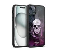 Head Case Designs Officially Licensed Alchemy Gothic The Void Geometric Skull Gel Armour Case [Military Grade Protection] Compatible With Apple iPhone 15 Plus