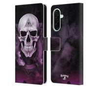 Head Case Designs Officially Licensed Alchemy Gothic The Void Geometric Skull Leather Wallet Case Compatible With Samsung Galaxy A26 5G