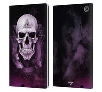 Head Case Designs Officially Licensed Alchemy Gothic The Void Geometric Skull Leather Wallet Case Compatible With Amazon Fire Max 11 2023