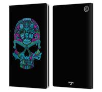 Head Case Designs Officially Licensed Alchemy Gothic Toil N Trouble Skull Leather Wallet Case Compatible With Amazon Fire Max 11 2023