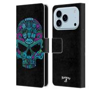 Head Case Designs Officially Licensed Alchemy Gothic Toil N Trouble Skull Leather Wallet Case Compatible With Apple iPhone 17 Pro