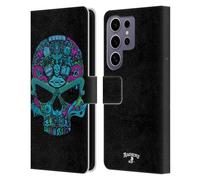 Head Case Designs Officially Licensed Alchemy Gothic Toil N Trouble Skull Leather Wallet Case Compatible with Samsung Galaxy S25 Ultra