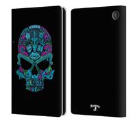 Head Case Designs Officially Licensed Alchemy Gothic Toil N Trouble Skull Leather Wallet Case Compatible With Amazon Fire 7 2022