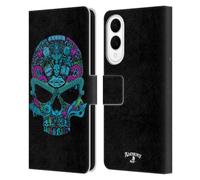 Head Case Designs Officially Licensed Alchemy Gothic Toil N Trouble Skull Leather Wallet Case Compatible With Samsung Galaxy S25 Edge