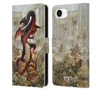 Head Case Designs Officially Licensed Alchemy Gothic Vindicta Pendragon Dragon Leather Wallet Case Compatible With Apple iPhone 16e