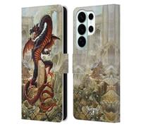 Head Case Designs Officially Licensed Alchemy Gothic Vindicta Pendragon Dragon Leather Wallet Case Compatible With Samsung Galaxy S26 Ultra