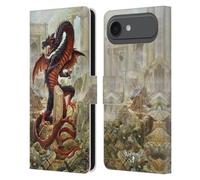 Head Case Designs Officially Licensed Alchemy Gothic Vindicta Pendragon Dragon Leather Wallet Case Compatible With Apple iPhone 17 Air