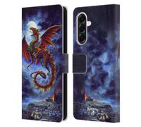 Head Case Designs Officially Licensed Alchemy Gothic Whitby Wyrm Dragon Leather Wallet Case Compatible With Samsung Galaxy A56 5G
