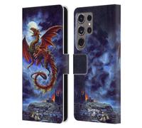 Head Case Designs Officially Licensed Alchemy Gothic Whitby Wyrm Dragon Leather Wallet Case Compatible With Samsung Galaxy S24 Ultra 5G