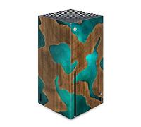 Head Case Designs Officially Licensed Alyn Spiller Wood and Resin Aqua Art Mix Vinyl Sticker Gaming Skin Decal Cover Compatible With Xbox Series X Console