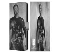 Head Case Designs Officially Licensed AMC The Walking Dead Abraham Double Exposure Leather Wallet Case Compatible With Samsung Galaxy S25 FE