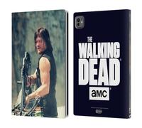 Head Case Designs Officially Licensed AMC The Walking Dead Archer Daryl Dixon Leather Wallet Case Compatible With Apple iPad Pro 11 M4/M5 2024/2025
