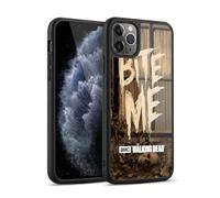 Head Case Designs Officially Licensed AMC The Walking Dead Bite Me Typography Gel Armour Case [Military Grade Protection] Compatible With Apple iPhone 11 Pro Max