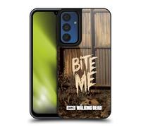 Head Case Designs Officially Licensed AMC The Walking Dead Bite Me Typography Gel Armour Case [Military Grade Protection] Compatible With Samsung Galaxy A15