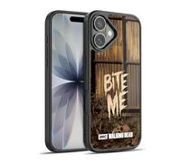Head Case Designs Officially Licensed AMC The Walking Dead Bite Me Typography Gel Armour Case [Military Grade Protection] Compatible With Apple iPhone 17