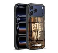 Head Case Designs Officially Licensed AMC The Walking Dead Bite Me Typography Gel Armour Case [Military Grade Protection] Compatible With Apple iPhone 17 Pro Max