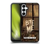Head Case Designs Officially Licensed AMC The Walking Dead Bite Me Typography Gel Armour Case [Military Grade Protection] Compatible With Samsung Galaxy A16 5G