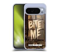 Head Case Designs Officially Licensed AMC The Walking Dead Bite Me Typography Gel Case [Military Grade Protection] Compatible with Google Pixel 10 Pro XL and Compatible with MagSafe