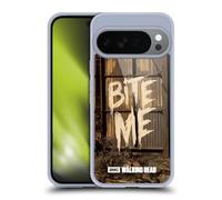 Head Case Designs Officially Licensed AMC The Walking Dead Bite Me Typography Gel Case [Military Grade Protection] Compatible with Google Pixel 10 and Compatible with MagSafe
