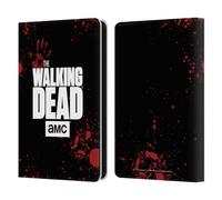 Head Case Designs Officially Licensed AMC The Walking Dead Black Logo Leather Wallet Case Compatible With Amazon Kindle 11th Gen 6in 2022
