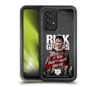 Head Case Designs Officially Licensed AMC The Walking Dead Bloody Poncho Rick Grimes Legacy Ultra-Armoured Shockproof Case [Military Grade Protection] Compatible With Galaxy A33 5G (2022)