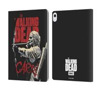 Head Case Designs Officially Licensed AMC The Walking Dead Carol Season 10 Character Portraits Leather Wallet Case Compatible With Apple iPad Air 13 2024/2025