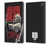 Head Case Designs Officially Licensed AMC The Walking Dead Carol Season 10 Character Portraits Leather Wallet Case Compatible With Amazon Fire Max 11 2023