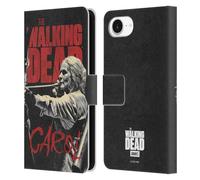 Head Case Designs Officially Licensed AMC The Walking Dead Carol Season 10 Character Portraits Leather Wallet Case Compatible With Apple iPhone 16e