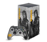 Head Case Designs Officially Licensed AMC The Walking Dead Daryl Double Exposure Daryl Dixon Graphics Vinyl Sticker Gaming Skin Decal Cover Compatible With Xbox Series X Console and Controller Bundle