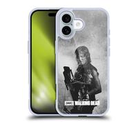 Head Case Designs Officially Licensed AMC The Walking Dead Daryl Double Exposure Gel Case [Military Grade Protection] Compatible with Apple iPhone 16 and Compatible with MagSafe
