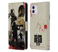 Head Case Designs Officially Licensed AMC The Walking Dead Daryl Full Silhouettes Leather Wallet Case Compatible With Apple iPhone 11
