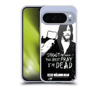 Head Case Designs Officially Licensed AMC The Walking Dead Daryl Shoot Quotes Gel Case [Military Grade Protection] Compatible with Google Pixel 10 Pro XL and Compatible with MagSafe