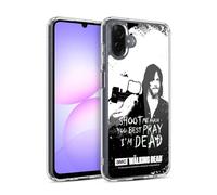 Head Case Designs Officially Licensed AMC The Walking Dead Daryl Shoot Quotes Gel Case [Military Grade Protection] Compatible With Samsung Galaxy A07 4G
