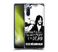 Head Case Designs Officially Licensed AMC The Walking Dead Daryl Shoot Quotes Hard Back Case Compatible With Sony Xperia 10 III
