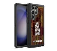 Head Case Designs Officially Licensed AMC The Walking Dead Do Not Open Typography Ultra-Armoured Shockproof Case [Military Grade Protection] Compatible With Samsung Galaxy S23 Ultra 5G