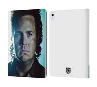 Head Case Designs Officially Licensed AMC The Walking Dead Eugene Characters Leather Wallet Case Compatible With Apple iPad Air 13 2024/2025
