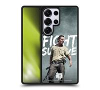 Head Case Designs Officially Licensed AMC The Walking Dead Fight Survive Rick Grimes Legacy Gel Armour Case [Military Grade Protection] Compatible With Samsung Galaxy S25 Ultra