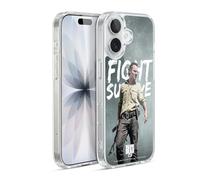 Head Case Designs Officially Licensed AMC The Walking Dead Fight Survive Rick Grimes Legacy Gel Case [Military Grade Protection] Compatible with Apple iPhone 17 and Compatible with MagSafe