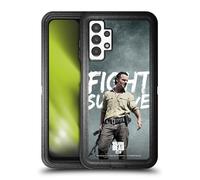 Head Case Designs Officially Licensed AMC The Walking Dead Fight Survive Rick Grimes Legacy Ultra-Armoured Shockproof Case [Military Grade Protection] Compatible With Samsung Galaxy A13 (2022)