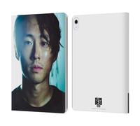 Head Case Designs Officially Licensed AMC The Walking Dead Glenn Characters Leather Wallet Case Compatible With Apple iPad Air 13 2024/2025
