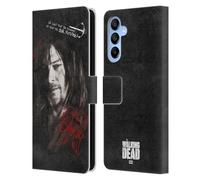 Head Case Designs Officially Licensed AMC The Walking Dead Grafitti Daryl Dixon Iconic Leather Wallet Case Compatible With Samsung Galaxy A16 5G